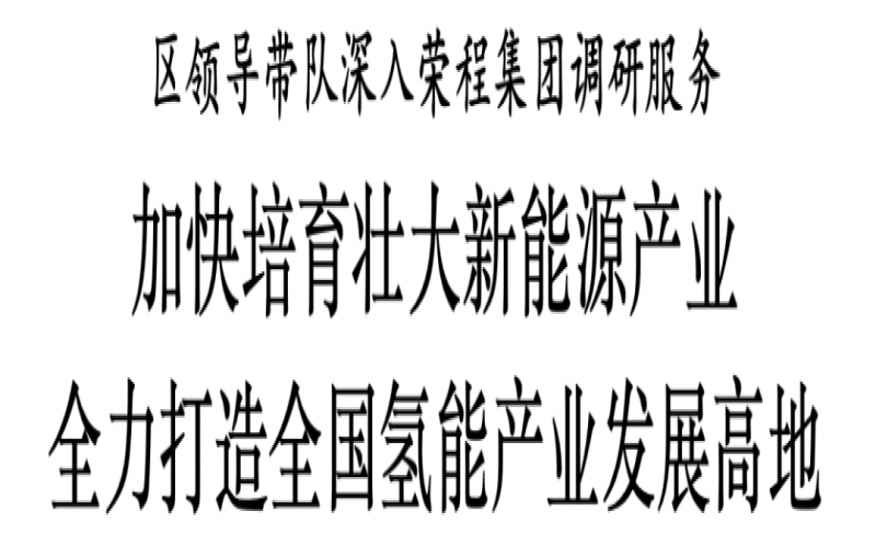 滨海新区区委副书记、区长单泽峰带队深入荣程集团调研服务